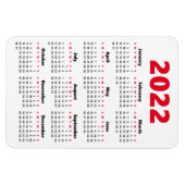 Flexible Choisissez vos propres couleurs | Magnet Calendrie (Horizontal)