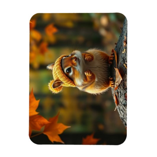 Flexible Chute Chipmunk Magnet (Vertical)