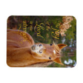 Flexible Citation Bible Cheval Souriant Magnet de photo (Horizontal)