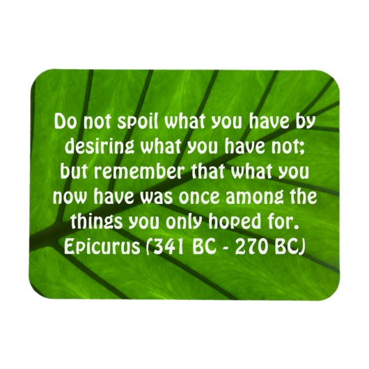 Flexible Citation inspirée par Epicurus Magnet (Horizontal)