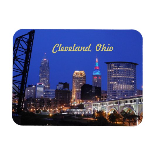 Flexible Cleveland Night On The Town Magnet (Horizontal)