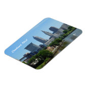 Flexible Cleveland, Ohio Downtown River Magnet (Côté Gauche)