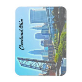 Flexible Cleveland Ohio West River View Magnet (Vertical)