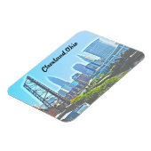 Flexible Cleveland Ohio West River View Magnet (Côté Gauche)