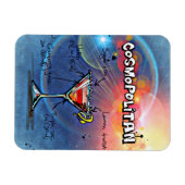 Flexible Cocktail cosmopolite Drink Recette Magnet (Horizontal)