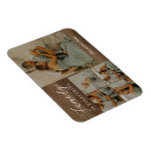 Flexible Collage familial Rustique moderne Magnet personnal (Côté Droit)
