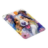 Flexible Collie Dog Photo Magnet (Côté Droit)