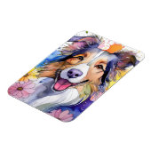 Flexible Collie Dog Photo Magnet (Côté Gauche)