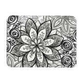 Flexible Color It Yourself Magnet - Floral 1 (Horizontal)