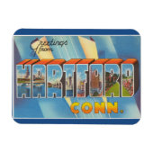 Flexible Connecticutt, Hartford Magnet (Horizontal)