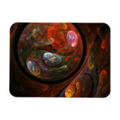 Flexible Connexion fluide Magnet Art Premium Abstrait (Horizontal)