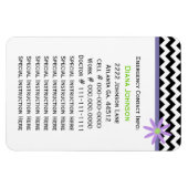 Flexible Contact d'urgence : Babysitter Premium Magnet (Horizontal)