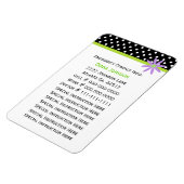 Flexible Contact d'urgence : Babysitter Premium Magnet (Côté Gauche)