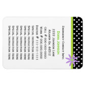 Flexible Contact d'urgence : Babysitter Premium Magnet (Horizontal)