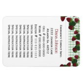 Flexible Contact d'urgence : Babysitter Premium Magnet (Horizontal)