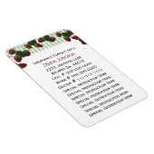 Flexible Contact d'urgence : Babysitter Premium Magnet (Côté Droit)