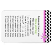 Flexible Contact d'urgence : Babysitter Premium Magnet (Horizontal)