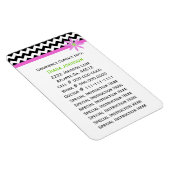 Flexible Contact d'urgence : Babysitter Premium Magnet (Côté Droit)