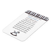 Flexible Contact d'urgence : Babysitter Premium Magnet (Côté Gauche)