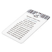 Flexible Contact d'urgence : Rocking Horse Premium Magnet (Côté Gauche)