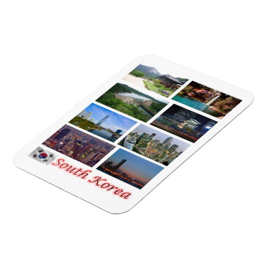 Flexible Corée du Sud - Mosaic - Magnet (Côté Gauche)