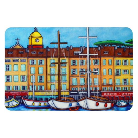 Flexible Couleurs de Saint-Tropez Magnet par Lisa Lorenz (Horizontal)
