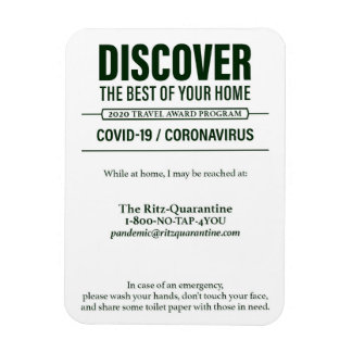 Flexible Covid-19 Magnet / Version 2