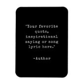 Flexible Créez votre propre Magnet de devis d'inspiration (Vertical)