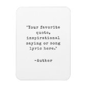 Flexible Créez votre propre Magnet de devis d'inspiration (Vertical)