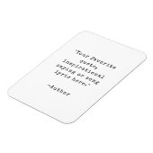 Flexible Créez votre propre Magnet de devis d'inspiration (Côté Gauche)