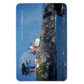 Flexible Crescent City, CA Lighthouse on 4x6 Refrig. Magnet (Vertical)