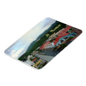 Flexible Crown Bay St. Thomas, USVI Premium Magnet (Côté Gauche)