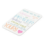 Flexible croyance prière christian magnet verset bible (Côté Gauche)