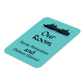 Flexible Cruise Magnet Cruise Ship Personnalisable Notre ID (Côté Gauche)