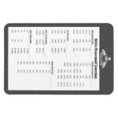 Flexible Cuisine mesure gris conversion Chef Magnet (Horizontal)