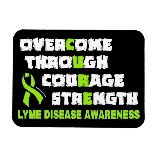 Flexible CURE...Lyme Magnet (Horizontal)