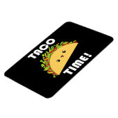 Flexible Cute kawaii Taco Time ! Magnet (Côté Gauche)