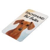 Flexible Dachshund Best Brother Magnet (Côté Gauche)