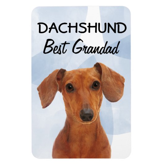 Flexible Dachshund Best Grand Magnet (Vertical)