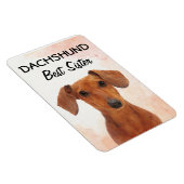 Flexible Dachshund Best Sister Magnet (Côté Droit)