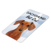 Flexible Dachshund Magnet Papa (Côté Gauche)