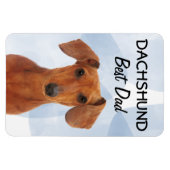 Flexible Dachshund Magnet Papa (Horizontal)