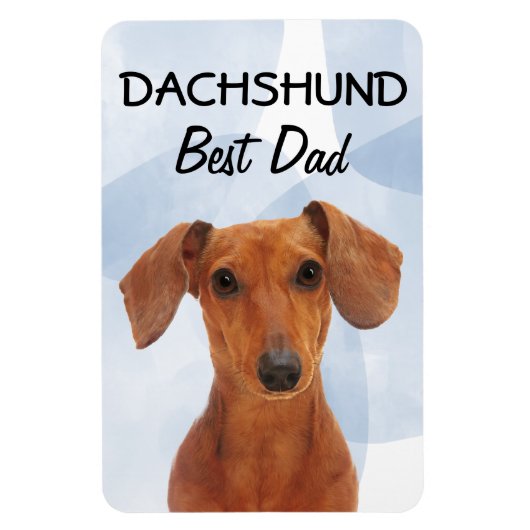 Flexible Dachshund Magnet Papa (Vertical)