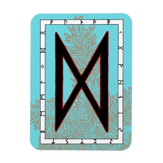 Flexible Dagaz Viking Rune Magnet - Percée ! (Vertical)