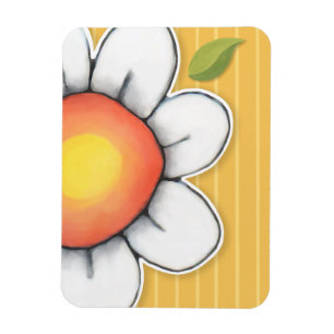 Flexible Daisy Joy Magnet jaune Premium