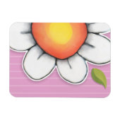 Flexible Daisy Joy rose Premium Magnet (Horizontal)