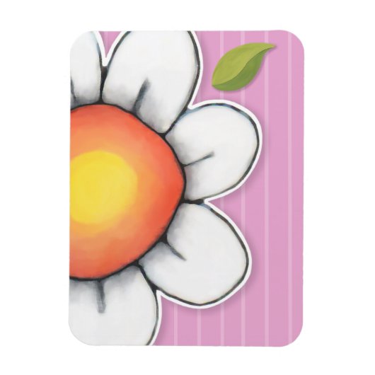 Flexible Daisy Joy rose Premium Magnet (Vertical)