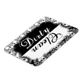 Flexible Damas mortes - Magnet de cuisine propre / sale (Côté Gauche)