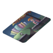 Flexible Dame au chat dans le parc Magnet (Côté Gauche)