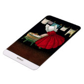 Flexible Début des années 1900 Lundi Sunbonnet Sue Magnet (Côté Gauche)